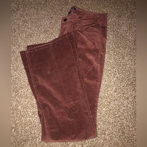Low-Rise Corduroy Flare Pants